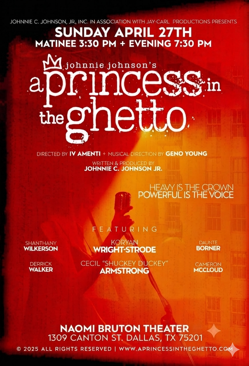 A Princess in the Ghetto stage play artwork